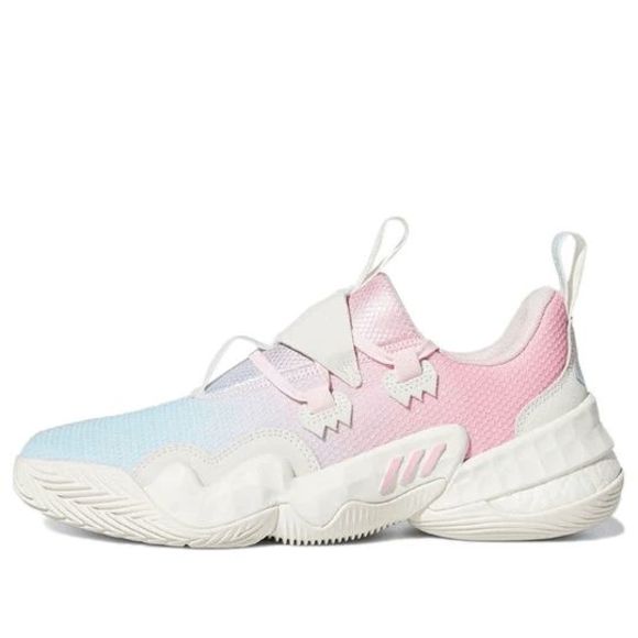 NEW Men's Size 11 ADIDAS Trae Young 1 Retro Basketball Shoes White/Pink H68998 - Picture 1 of 7